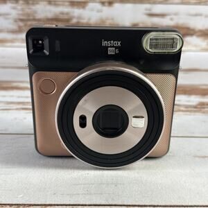 Fujifilm 108076174 Instax Square SQ6 Instant Film Camera - Blush Rose Gold